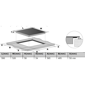 DESKA INDUKČNÍ KPI6045BP