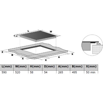 DESKA INDUKČNÍ KPI6023BB