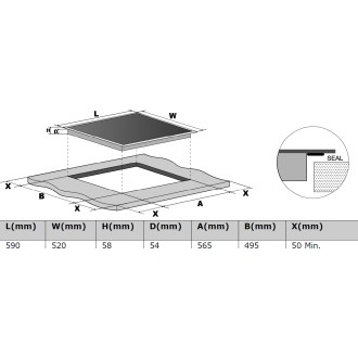 DESKA INDUKČNÍ KPI6022B
