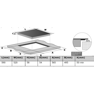 DESKA INDUKČNÍ KPI6016BP