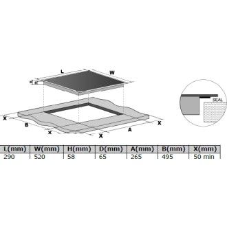 DESKA INDUKČNÍ KPI3002B
