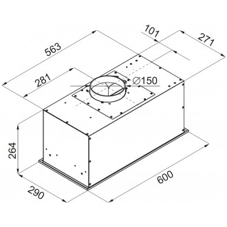 ODSAVAČ DO SKŘÍŇKY KOV6600BLG
