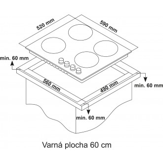 DESKA PLYNOVÁ KPG6010WG