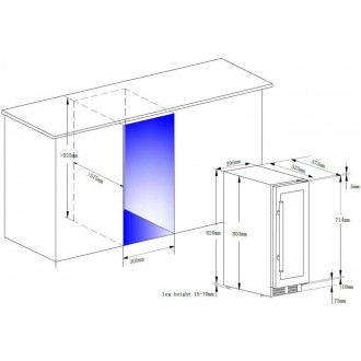 VINOTÉKA CBU18S2B