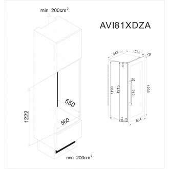 Vinotéka AVI81XDZA