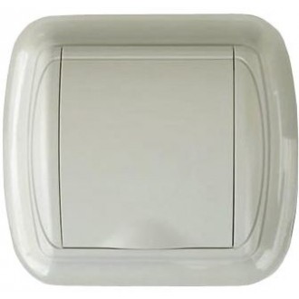 zásuvka UNO - velký rámeček 475802 šedá