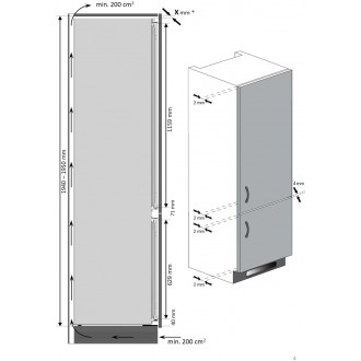 CHLADNIČKA VESTAVNA  GKNI25940N