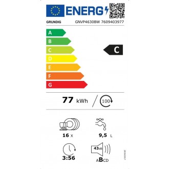 MYČKA PLNĚ VESTAVNÁ GNVP4630BW
