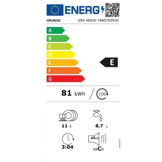 MYČKA PLNĚ VESTAVNÁ GSV4E820