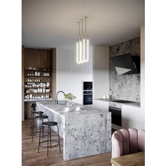 Odsavač šikmý komínový Trio Black Inox (CDP9001CI)