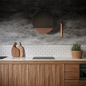 Odsavač šikmý komínový Eclipse Black Copper (CDP6001CR)
