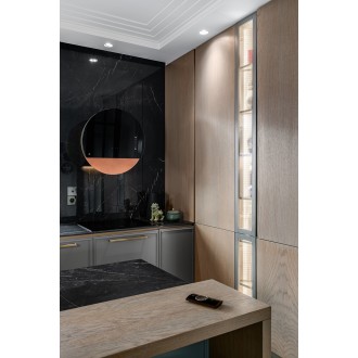 Odsavač šikmý komínový Eclipse Black Copper (CDP6001CR)