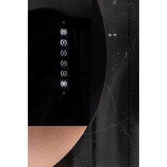 Odsavač šikmý komínový Eclipse Black Copper (CDP6001CR)