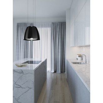 Odsavač ostrůvkový Miss W Glossy Black (CDW5001C)