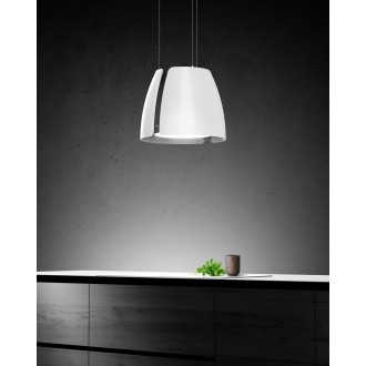 Odsavač ostrůvkový Miss W Glossy White (CDW5001B)