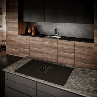 Indukční deska s integrovaným odsavačem Wizard Black (CDB8001CC)