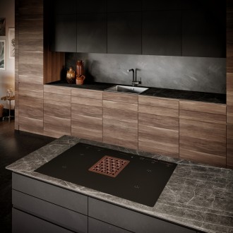 Indukční deska s integrovaným odsavačem Wizard Copper (CDB8001CR)