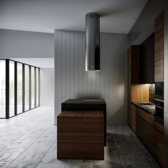 Odsavač ostrůvkový Tubus W Long Inox (CDW3801IL)