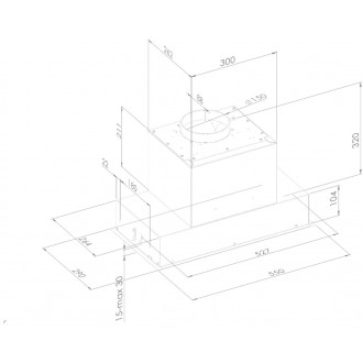 Odsavač vestavný do skříňky MINIMAL 7 (55)  (CDM7Z60C)