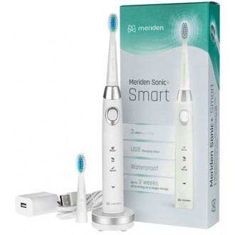 KARTÁČEK ZUBNÍ MERIDEN Sonic+Smart MS349W