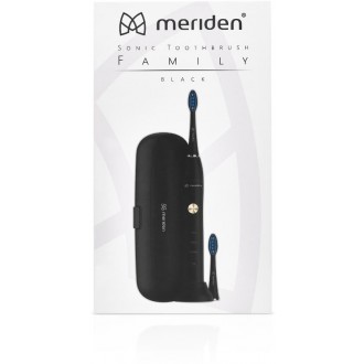 KARTÁČEK ZUBNÍ MERIDEN SONIC FAMILY BLACK MD-401B