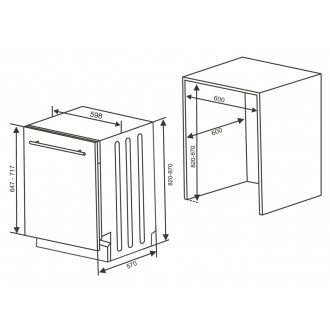 MYČKA VESTAVNÁ KVD6011P