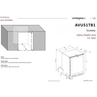 Vinotéka AVU51TB1