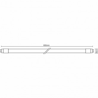 Trubice 10W - T8/600mm/6500K - TLS201