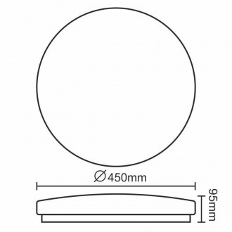 Svítidlo OPAL 50W/CLR4/SMD/4000K - LC724S
