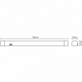 Svítidlo 15W/IP44 LB01/600/SMD/4000K - LNL7121/WH