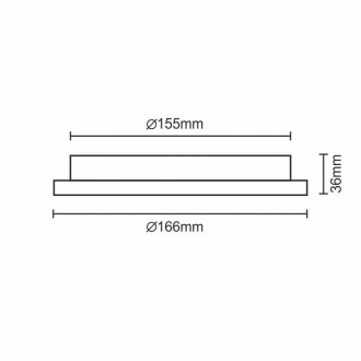 LED panel HV 12W/PR/SMD/4000K/WH - LPL123H