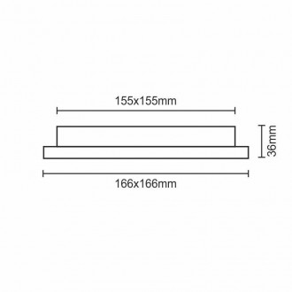 LED panel HV 12W/PS/SMD/2800K/WH - LPL213H