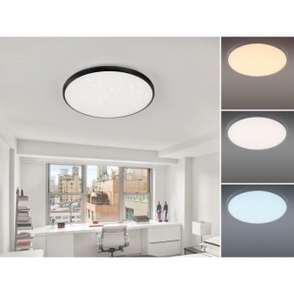 LED svítidlo OPAL + dálk. ovladač 50W/CLR0/SMD/RC/BK/AS - LC811A/BK