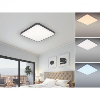 LED svítidlo OPAL + dálk. ovladač 50W/CLS0/SMD/RC/BK/AS - LC811A/BK/S