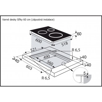 DESKA INDUKČNÍ BPI264HSW