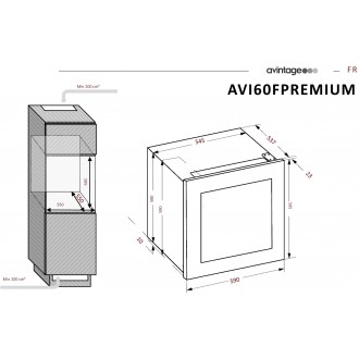 Vinotéka AVI60FPREMIUM