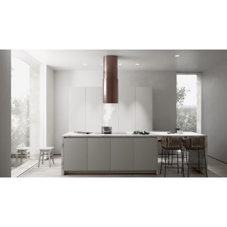 Odsavač ostrůvkový Roto W Rosegold (CDW3803RGS)