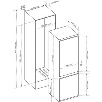 CHLADNIČKA BIC7756EN
