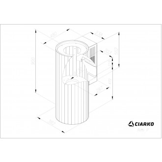 Odsavač komínový Roto Black (CDP3803C)