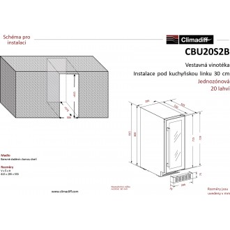 VINOTÉKA CBU20S2B