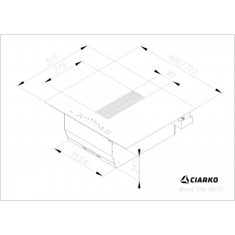 INDUKČNÍ DESKA S INTEGROVANÝM ODSAVAČEM WIZARD SLIM CDB7201C